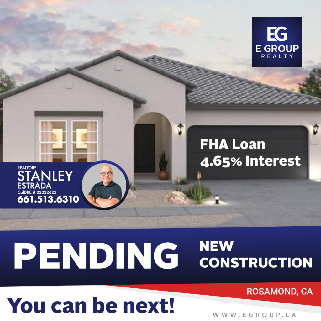 New Construction homes in Rosamond cA