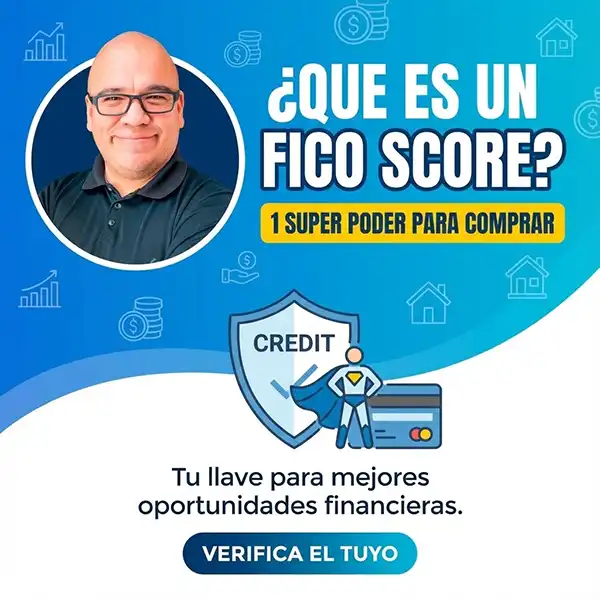 Professional headshot of Stanley Estrada used for content explaining "Que es un Fico Score".